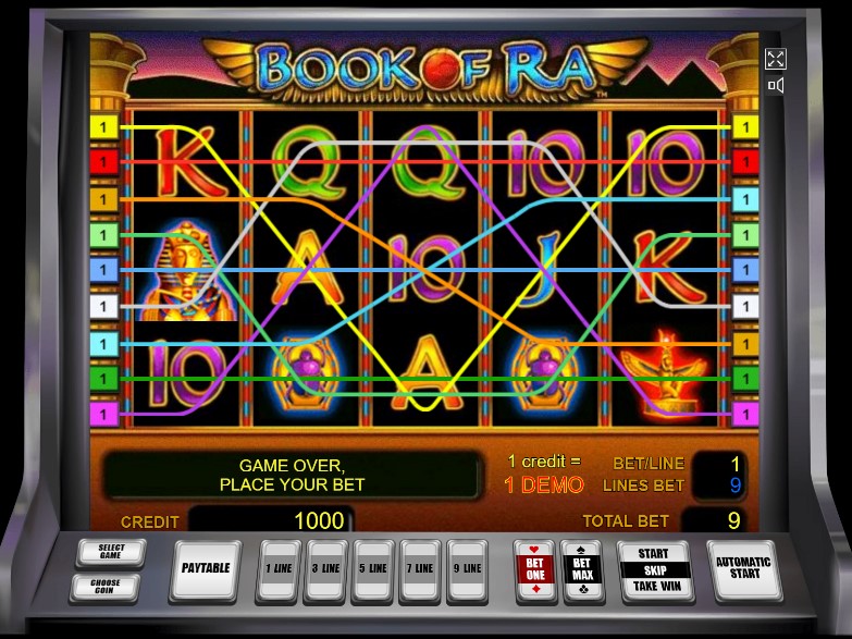 Игровой автомат Книжки Ра